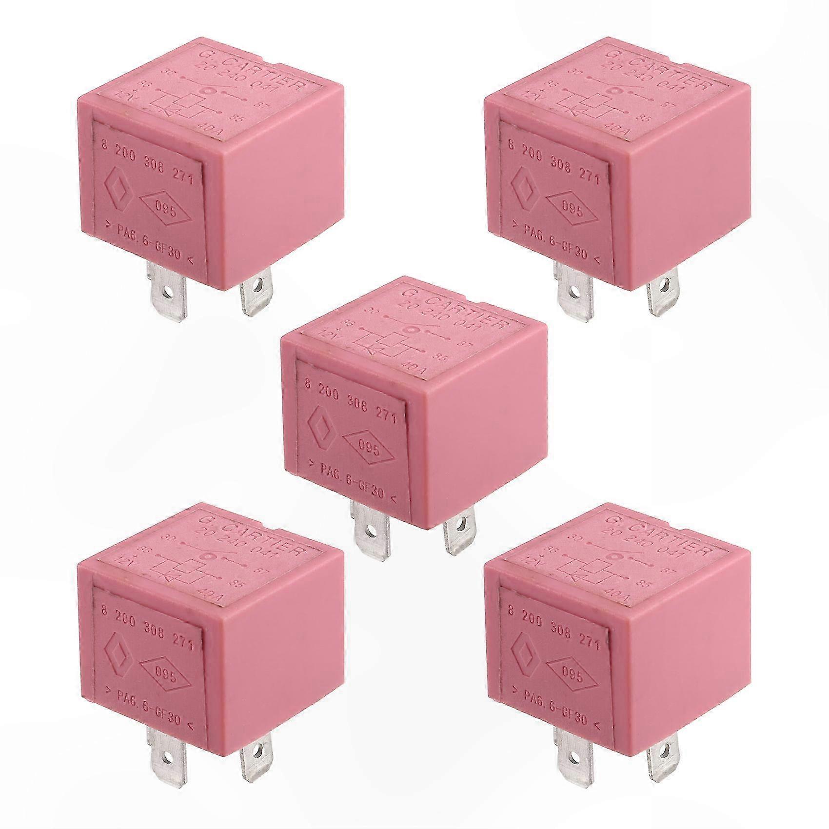 4-Pin Relay 5-Pack for  and  Vehicles Automotive Components