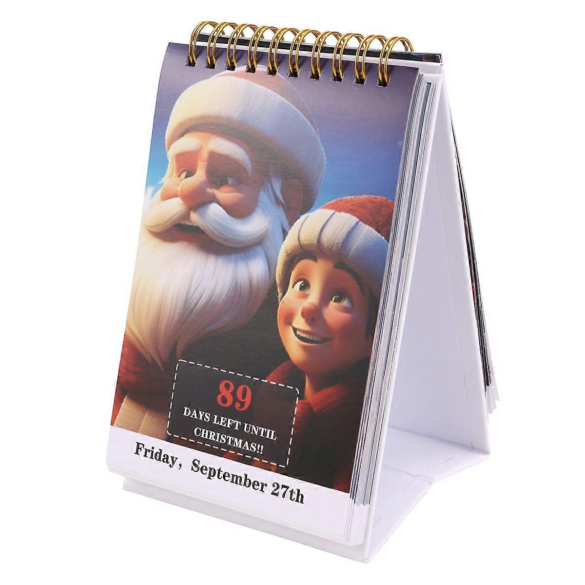 100 Day Christmas Countdown Calendar Each Page