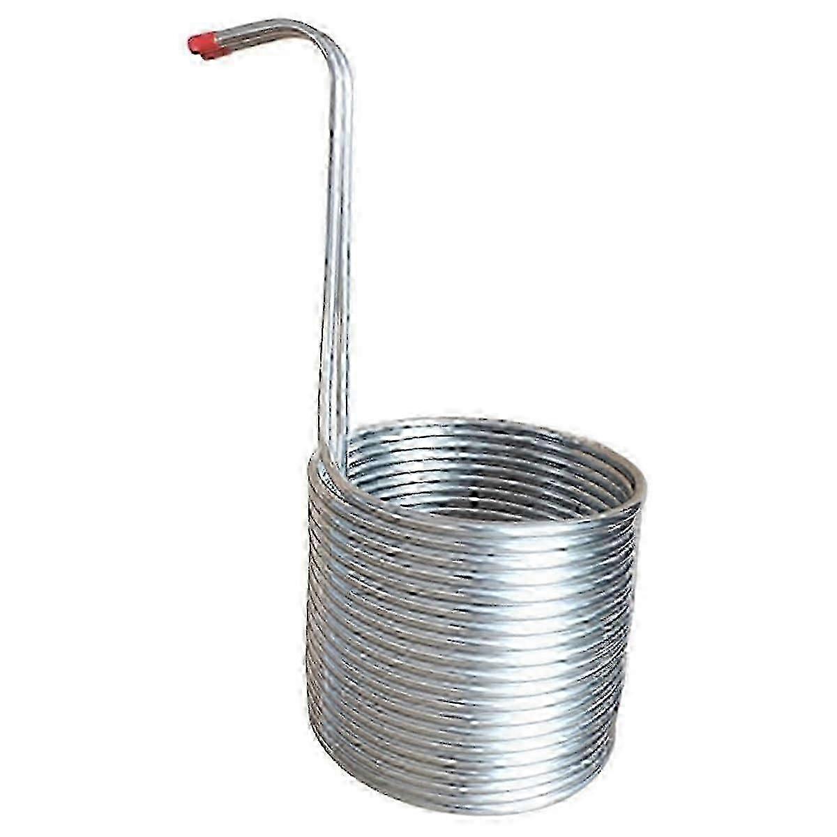 טבילה Wort Chiller לבישול ביתי של בירה, סליל קירור נירוסטה 480 מ"מ