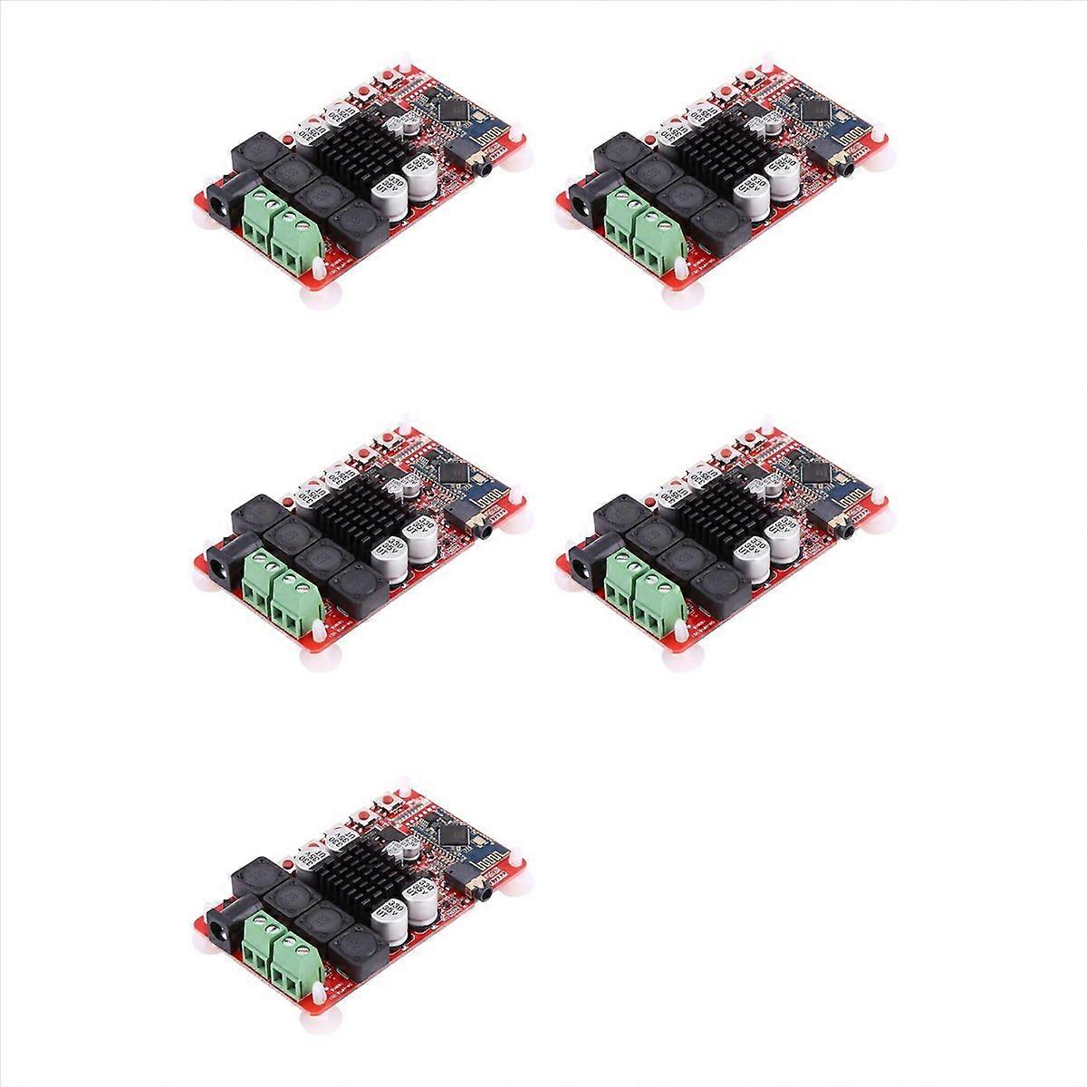 5X TDA7492 50Wx2 Digital Dual Channel Amplifier Module Stereo AMP Board with CSR8635 Bluetooth V4.0