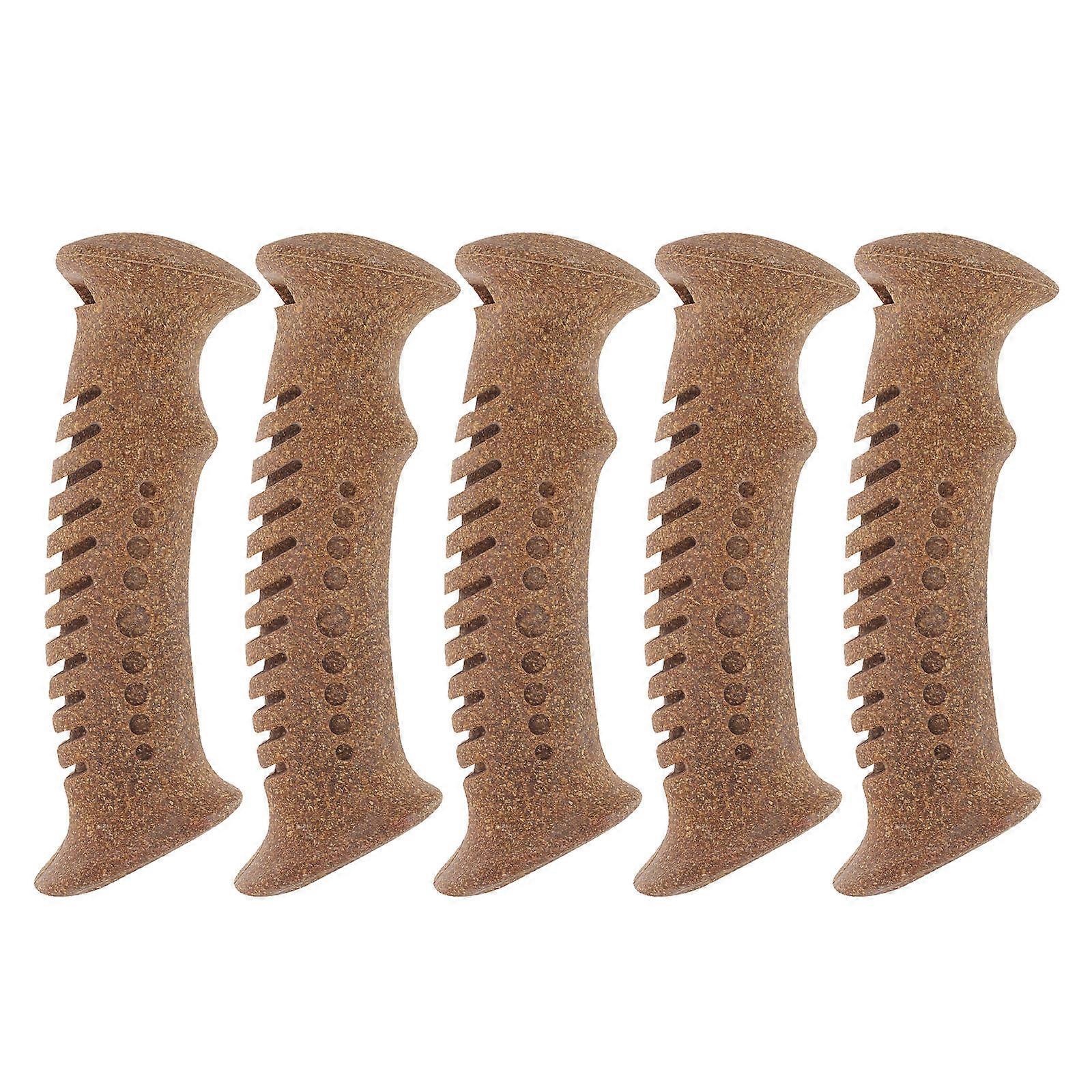Trekking Pole Cork Handle Grip for Replace 5Pcs Comfortable Outdoor Walking Cane