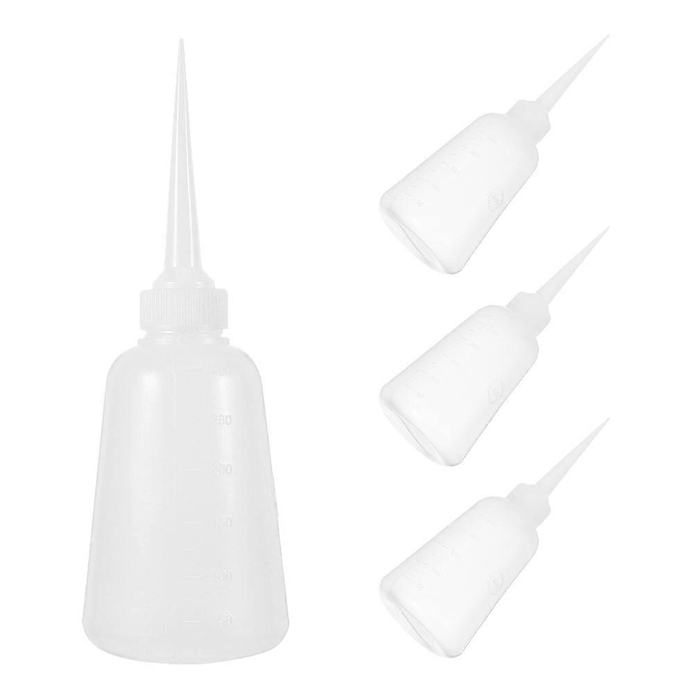 Oil Squeeze Bottle Pet Applicator for Industrial Liquid Dispensing 4Pcs Set