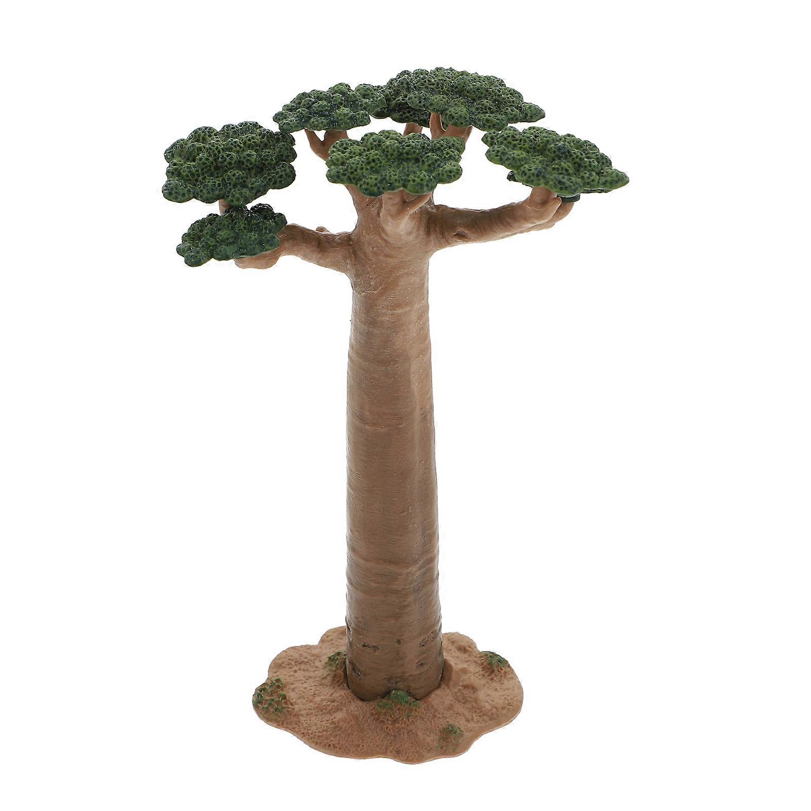 Realistic Mini Tree Model for Decor 6Pcs Plant Craftwork