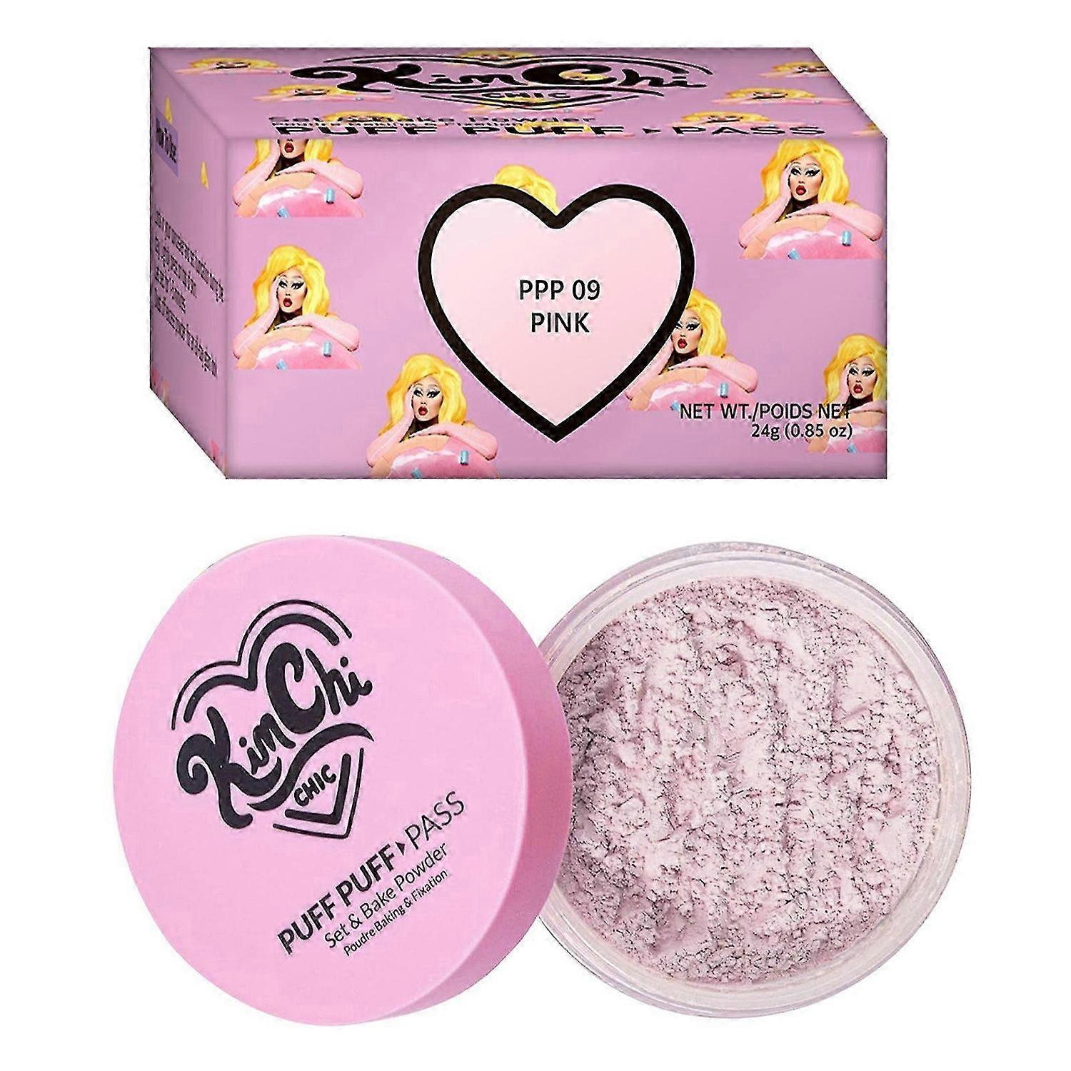 Blurring Setting Powder för kvinnor Oil-control Matte Finish Face Powder för vardagsmakeup