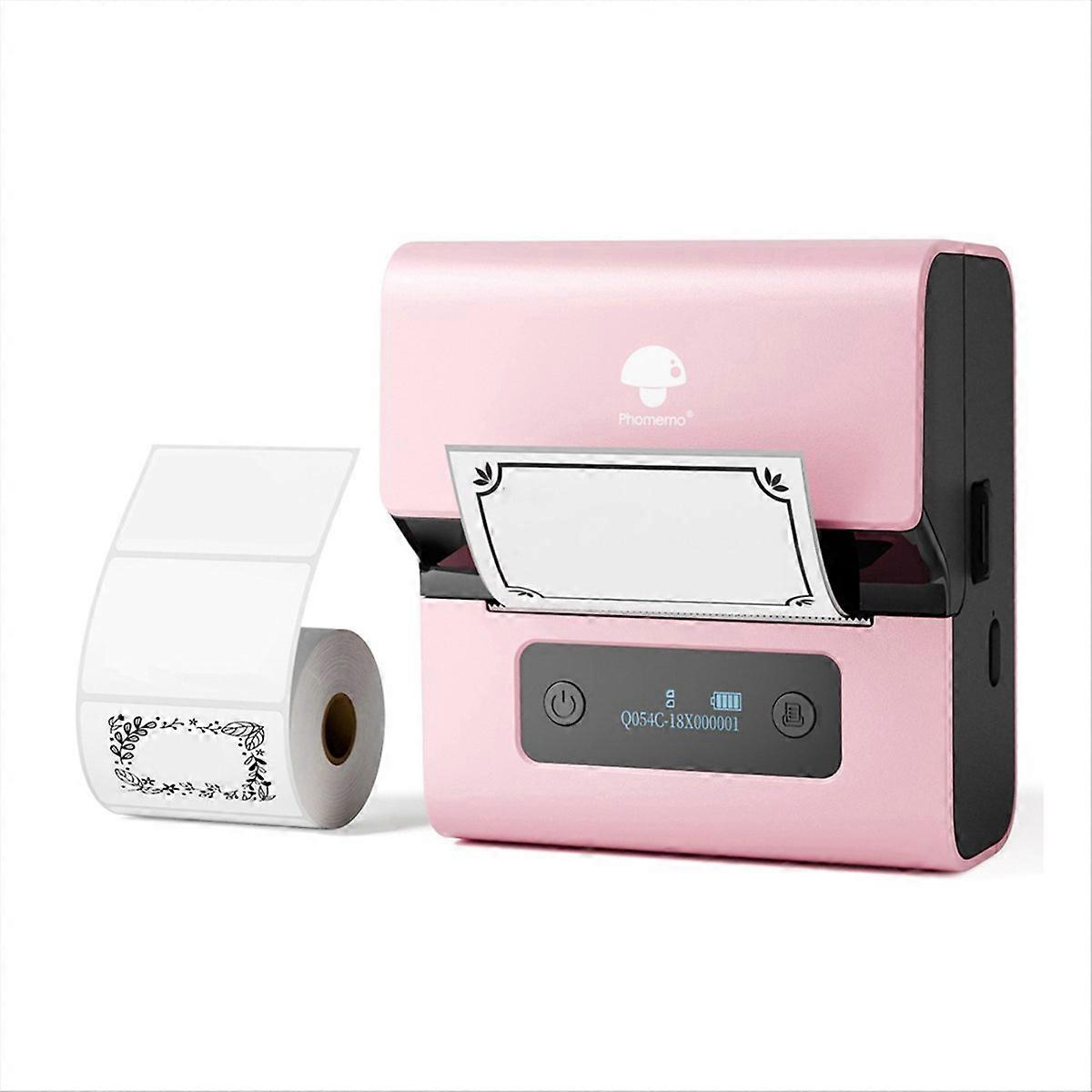  M221 Label Maker Machine Bluetooth Portable Label Maker Pink