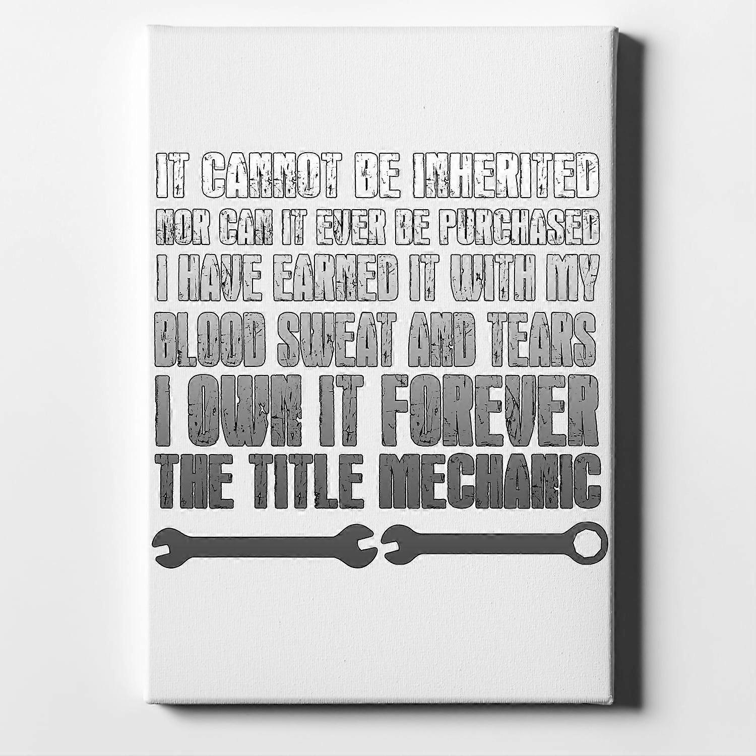 Mechanic Can't Be Inherited Purchased-ouyab904