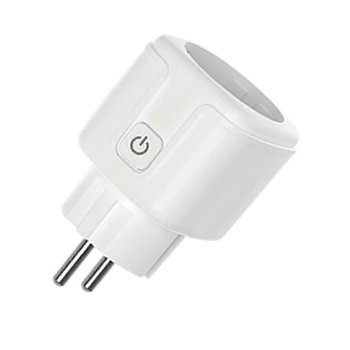 Tuya Smart Socket 16A WIFI Remote Power Monitor Works with Home Alexa Smartlife App EU Plug