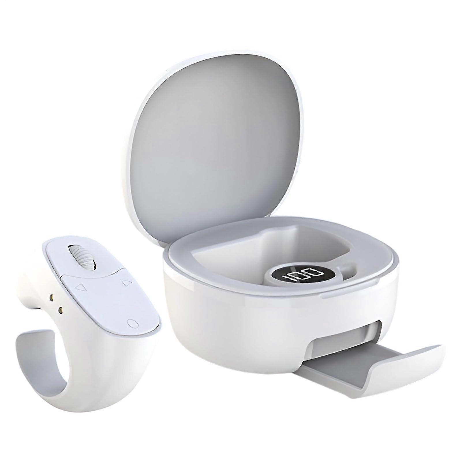 Remote Control Page Turner Remote Scoring Ring Shutter Control NonSlip Stand Zoom For Tablets Cameras Reading Video Photo White