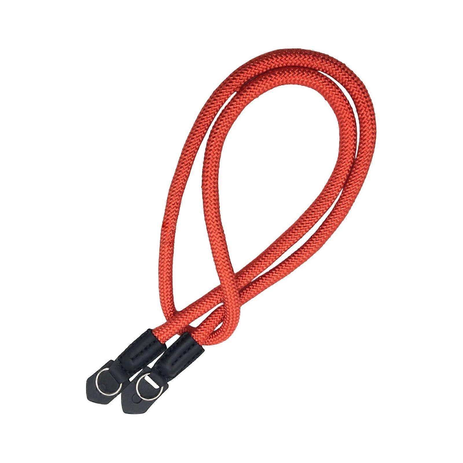 AntiSlip Camera Neck Strap Nylon Material Lightweight Design Reinforced Stitching Universal Compatibility Red