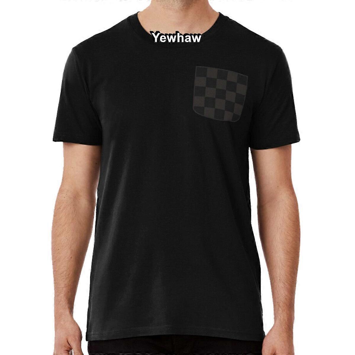 Croatian Crest In Silver And Grey T-shirt