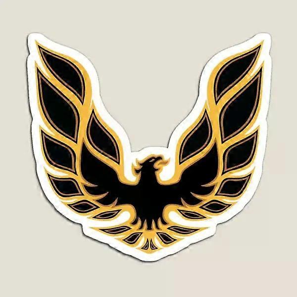 Pontiac Trans Am Firebird Bandit Gyllene Magnet Kylskåp Färgglada Leksaksdekaler Magnetiska Flickor & Pojkar Hem