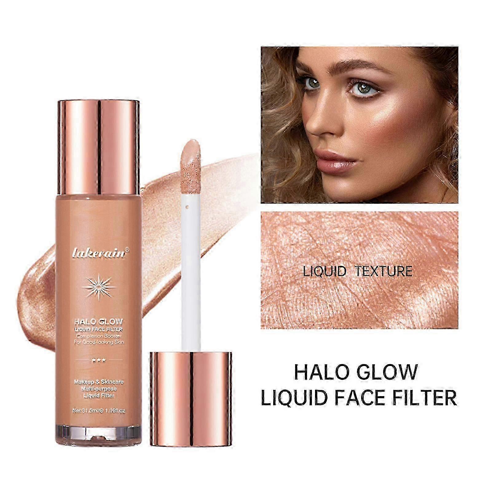Liquid Face Filter with Shimmer Finish Long Lasting Lightweight Highlighter for a Radiant & Refreshed Glow