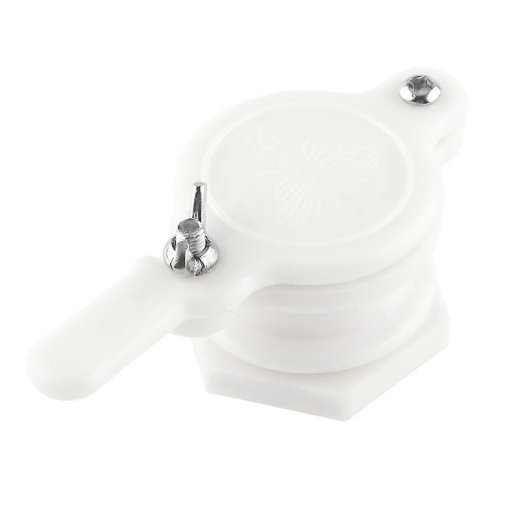 Plastic Bee Honey Tap Gate Valve Beekeeping Extractor Bottling Tool Beekeeper Equipment(White)
