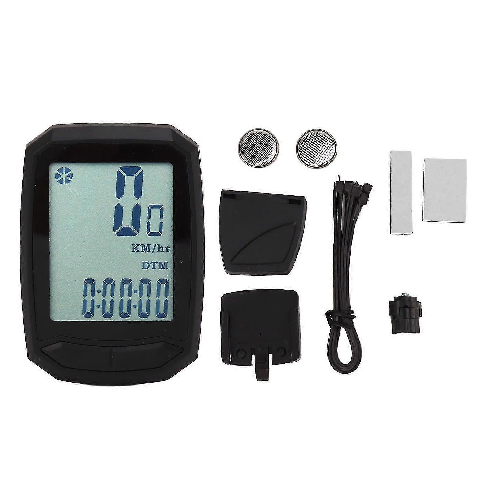 Bike Computer Wireless Glow Touchscreen English Version Cycle Computer Bike Speedometer Odometer