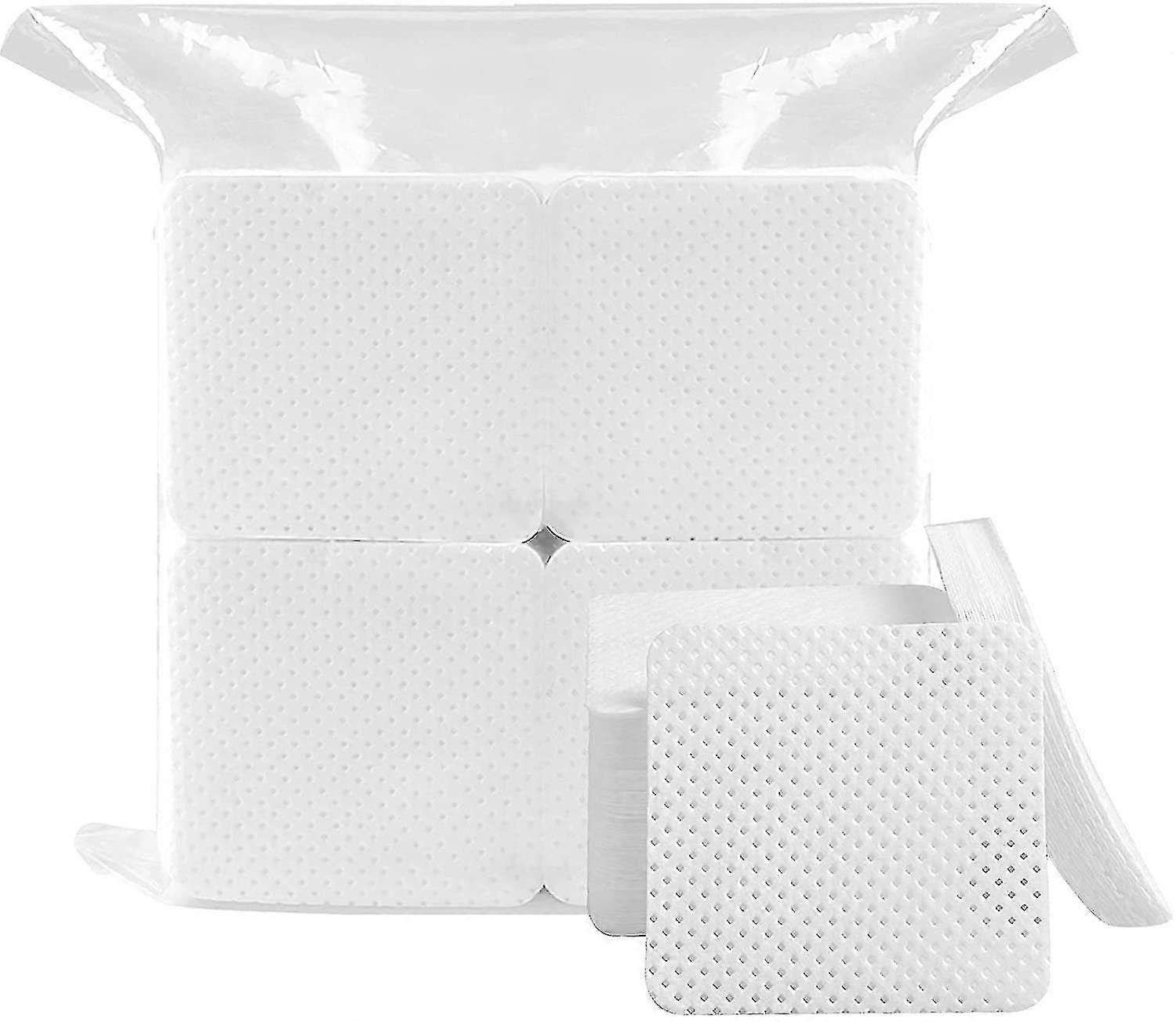 500 Sheets Lint Free Cotton Pads Square Soft Multifunctional Absorbent Remover