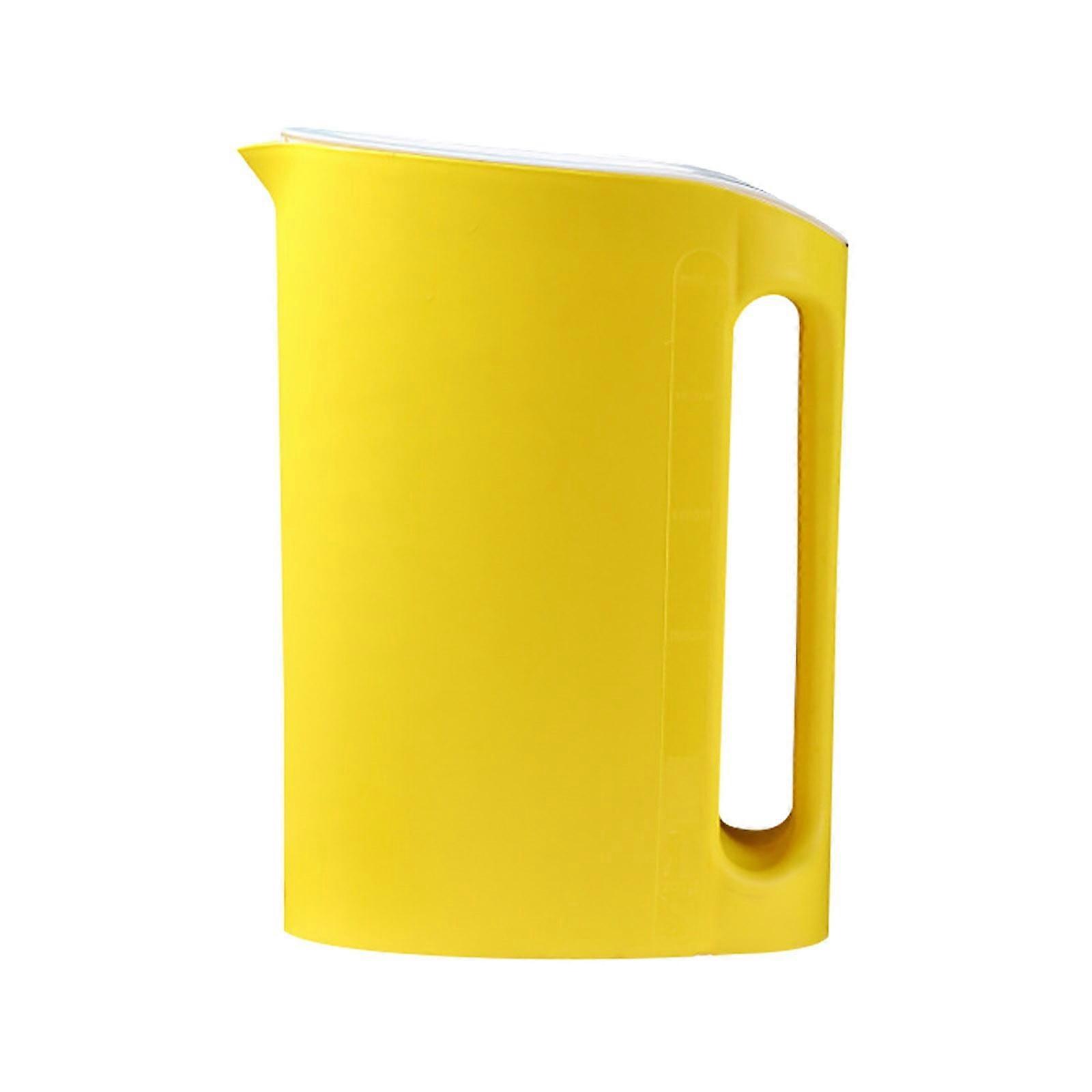 WRXMIJNHGSA 2200ml Water Pitcher with Lid | Hot/Cold Drink Pitcher Spill Proof and | Water Carafe with Handle Great for Making Teas Beverage Juices