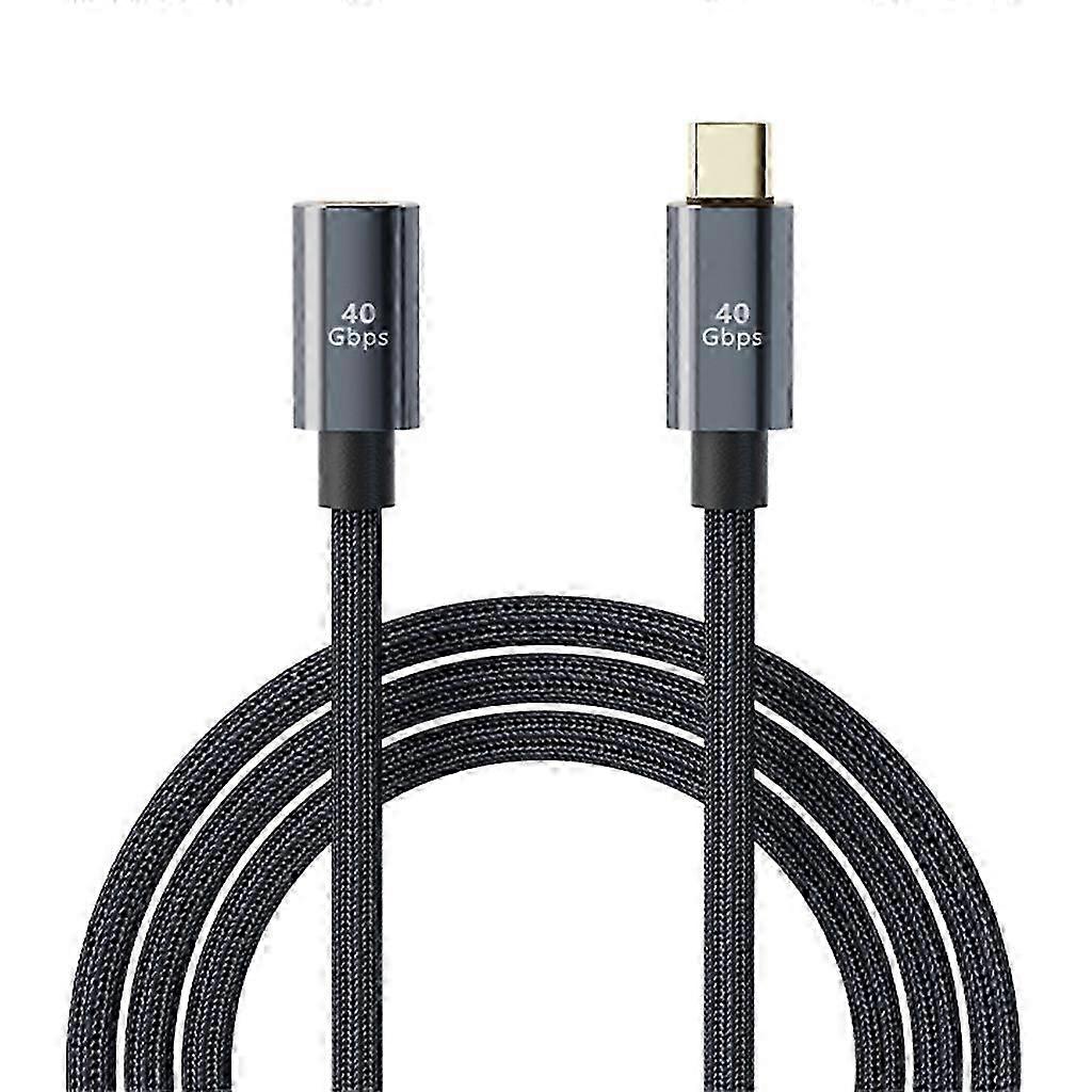Type-C 100W Fast Charging Extension Cable 40Gbps Data Transfer Type C Extender