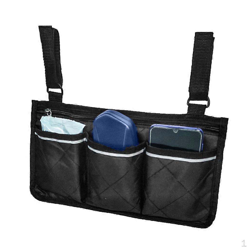 2 Pieces Multifunction Wheel Bag Backpack Armrest Camping Travel