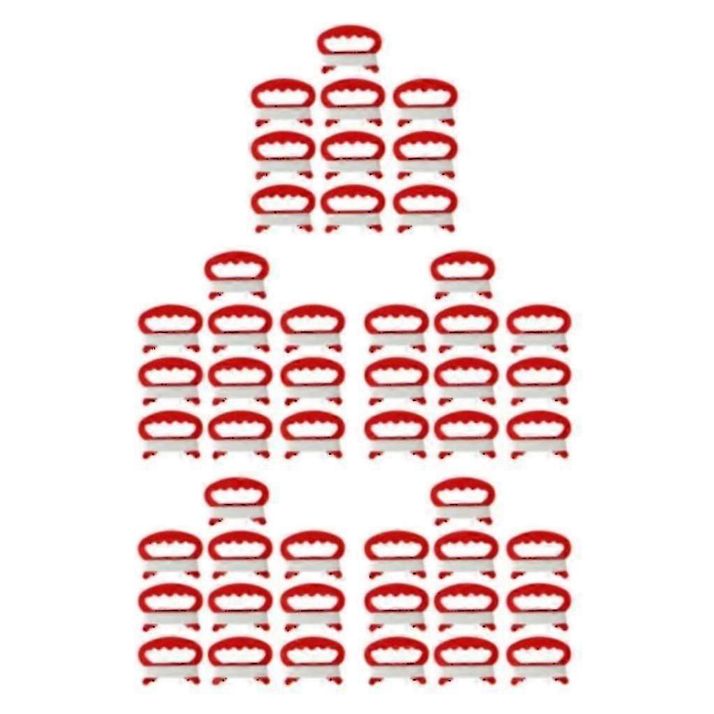 10 عبوات مقبض بكرة طائرة ورقية على شكل حرف D مع خط سلسلة 30 مترا ، لفافات بكرة لإكسسوارات الطيران بالطائرة الورقية