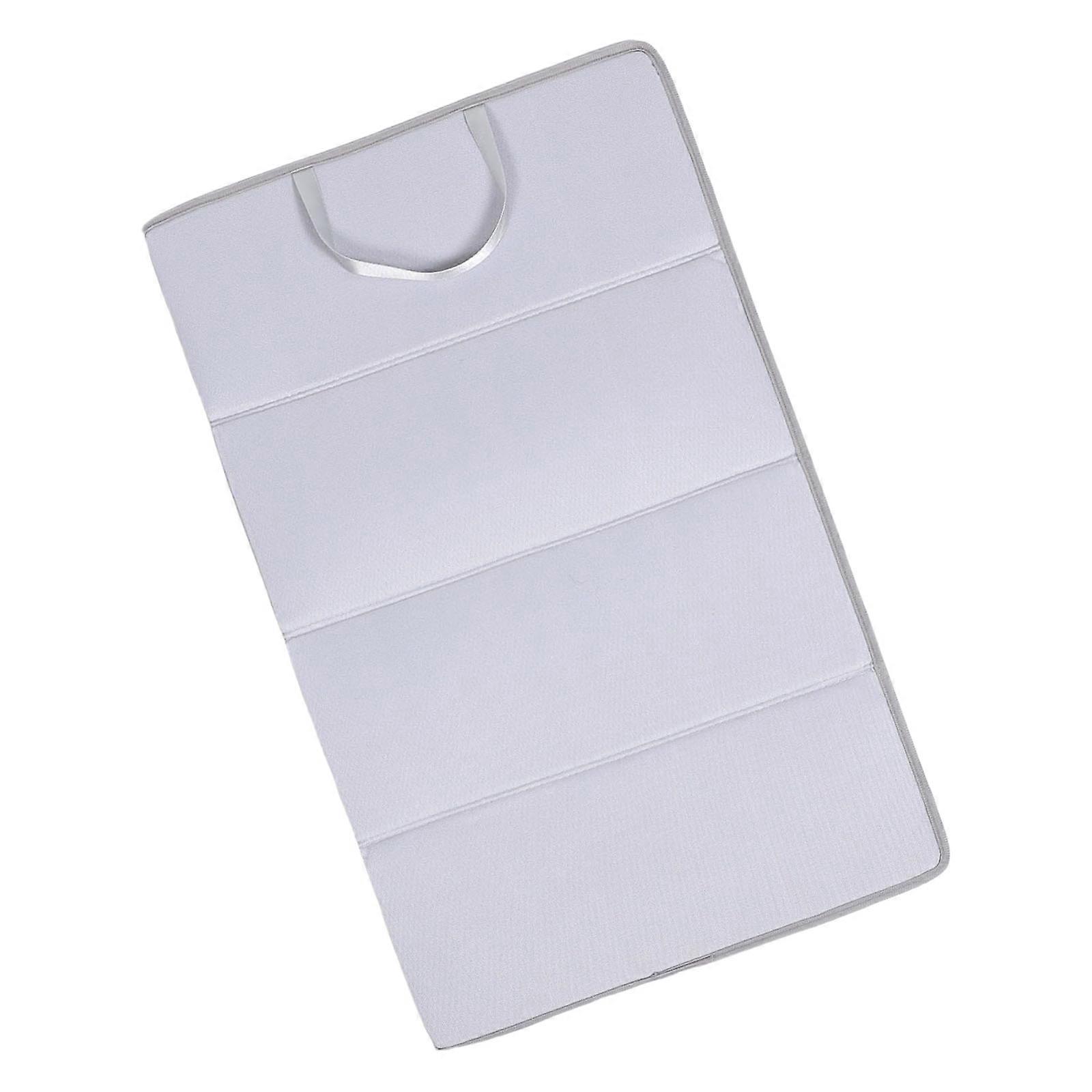 MultiPurpose Ironing Pad For Clothes Bedding Double Layer Mat Storage Design  grey