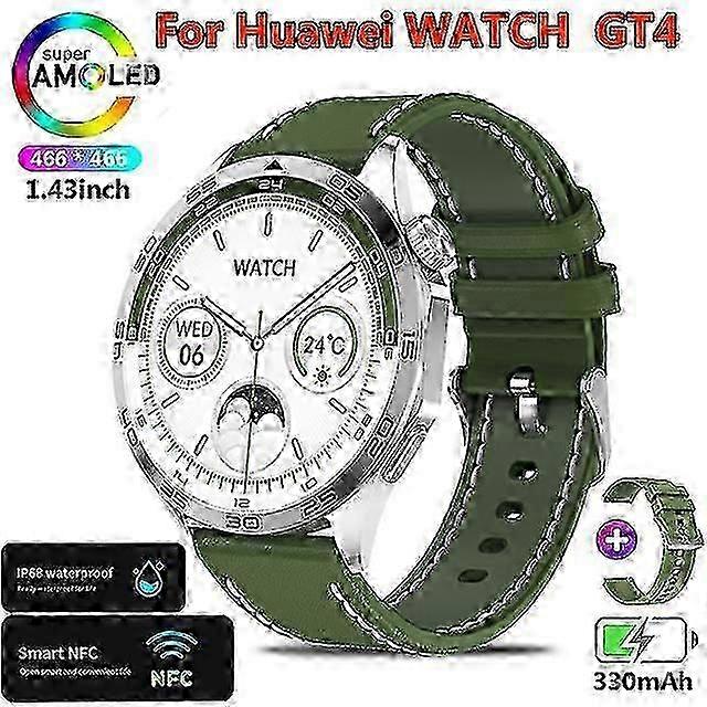 25-26 Watch Gt4 For Huawei Smart Watch Adult Gps Tracker 1.43 Inch 466*466 Hd Screen Always Display Bluetooth Call Smartwatch New_vsijd