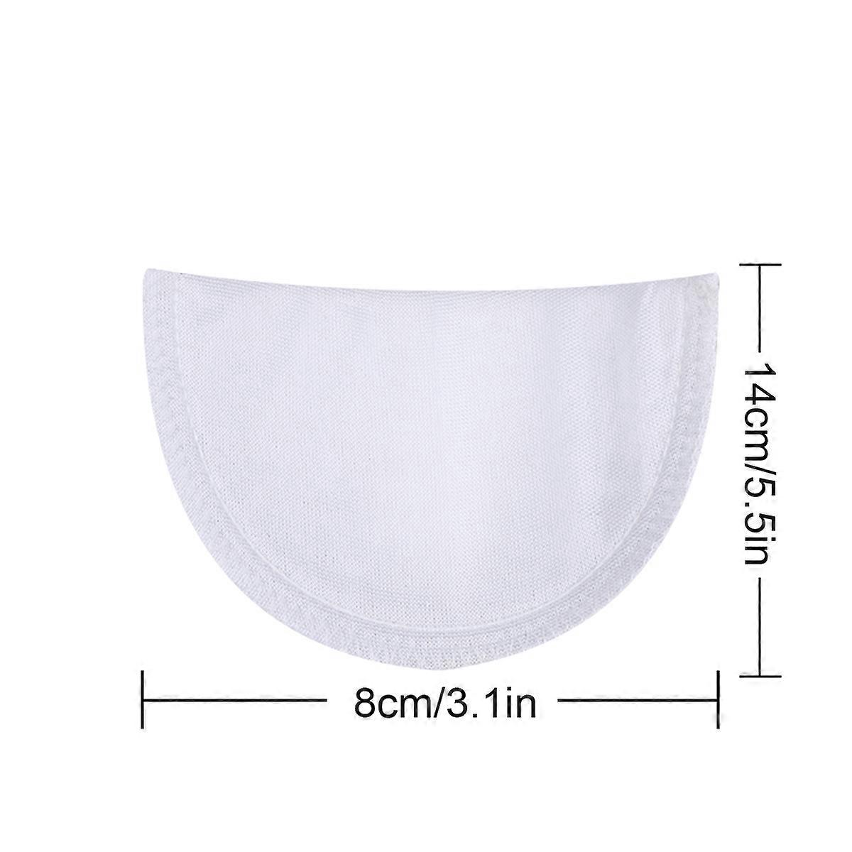 Sponge Shoulder Pads for Suit Use Replacement White 1Pair Design