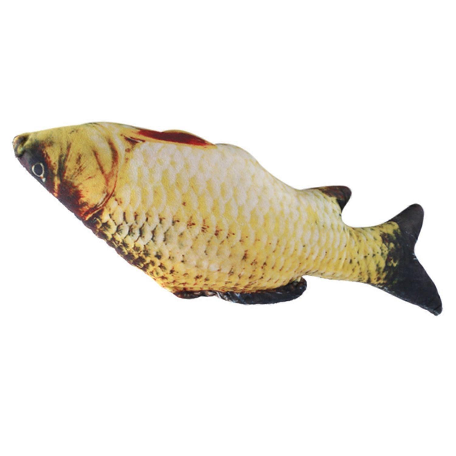 Creative 3D Carp Fish Shape Simulation Cushion Throw Pillow Children Gift Sofa Home Decor 40cm