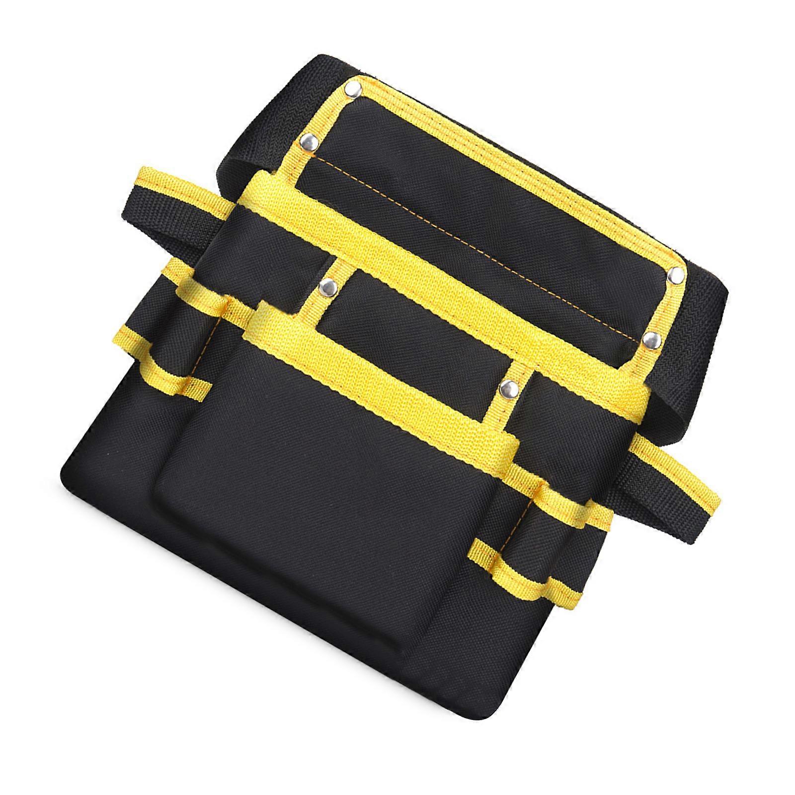 Hardware Tool Storage Belt Bag Pouch Multifunctional Electrician Tool Bag with Adjustable Waist Belt Tool Storage Pouch Multicolor