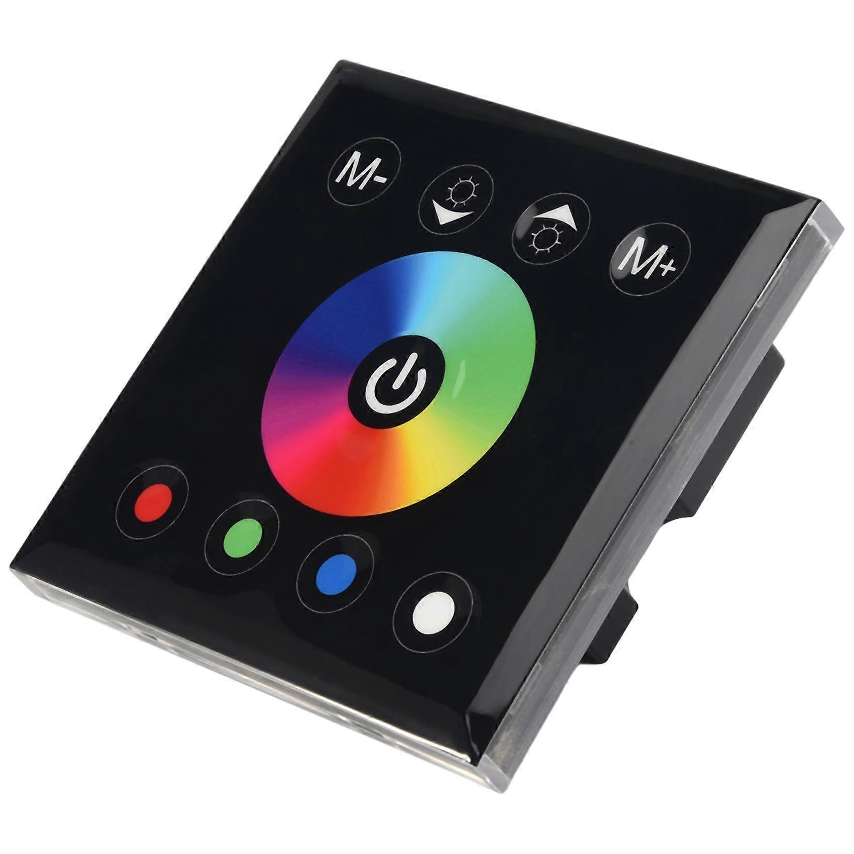 DC12V-24V RGB / RGBW Wall Mounted Touch Panel Controller Glass Panel Dimmer Switch Controller for L