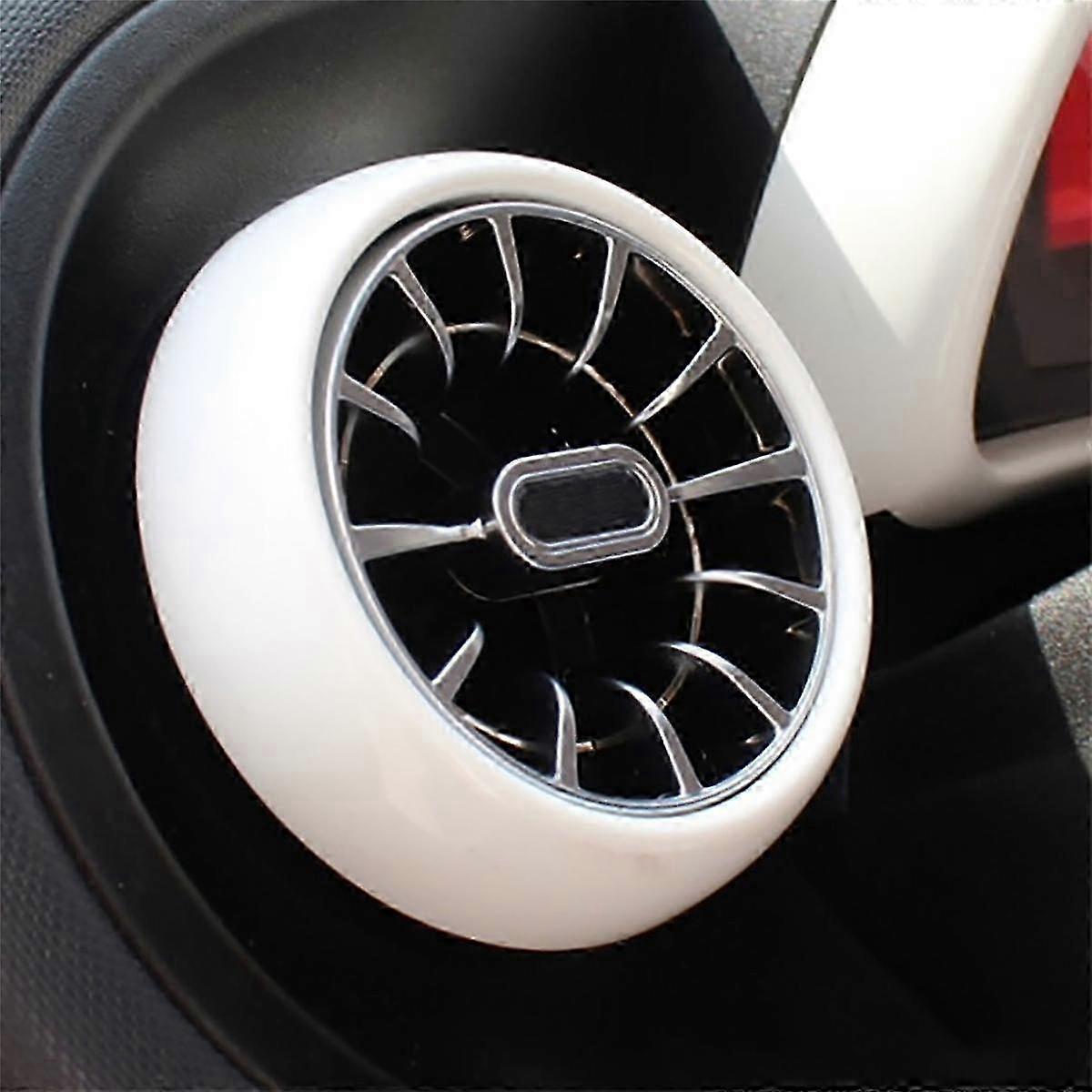1set/4pcs Vortex Air Conditioner Air Vent Chrome Trim Cover for Smart 453 Four Two Dashboard Outlet Frames