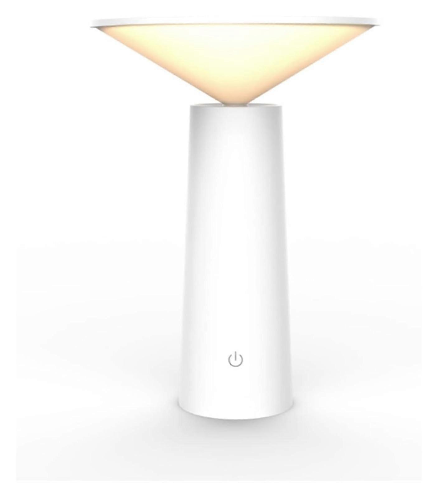 Desk Table Nightlight Portable Charging Bianco A White