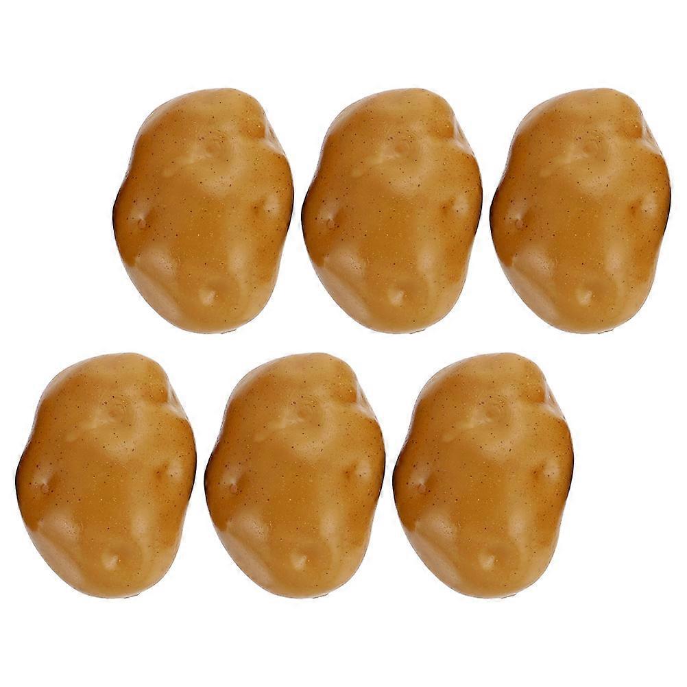 Potato Props Potato Models for Decoration 12Pcs Realistic Vegetable Models