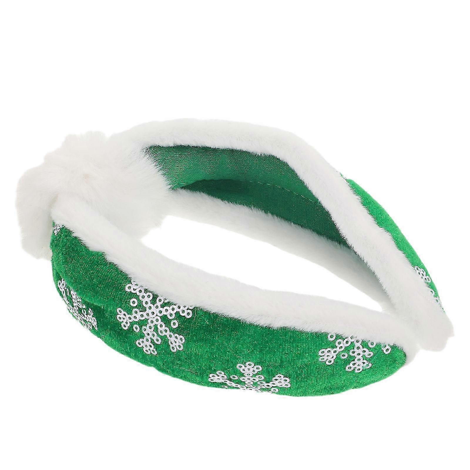 Snowflake Headband for Christmas Decoration with Sequin Details