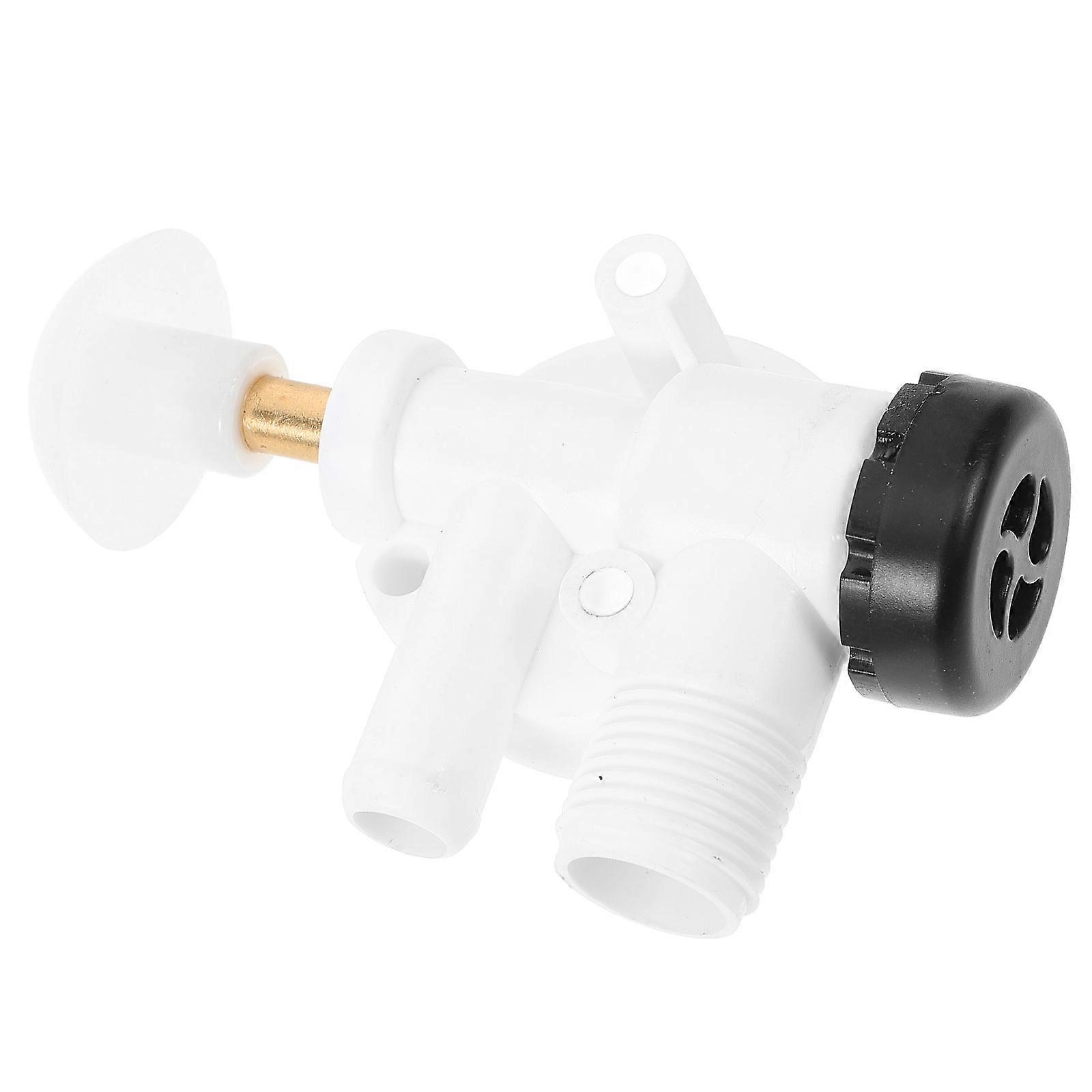 Rv Water Valve Replacement Kit for Trailers and Motorhomes with Leak Prevention Function in White 1 Set