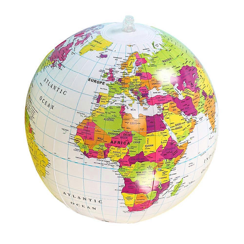 Inflatable Globe of The World Toy for Pool Party Cooler