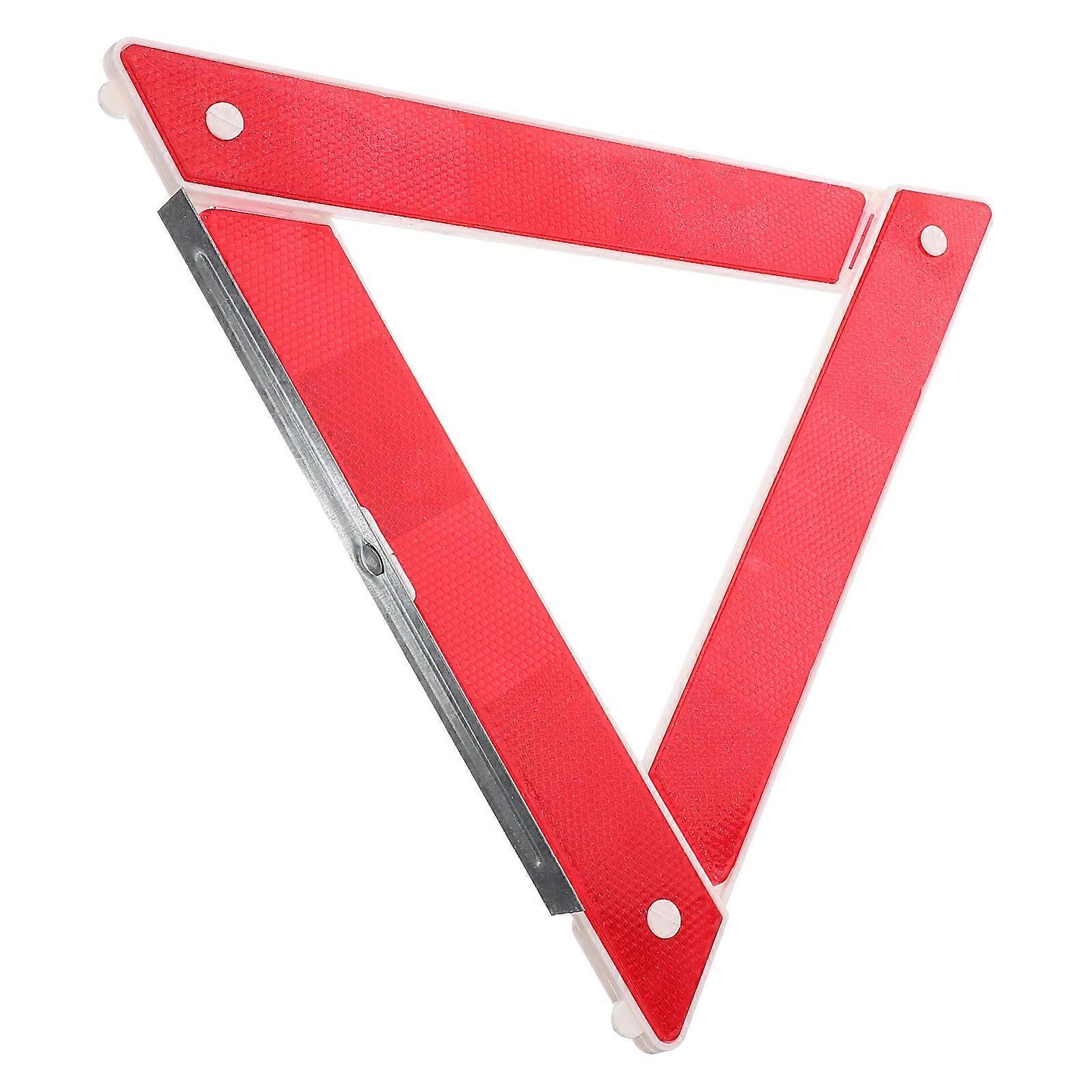 Foldable Safety Triangle Reflective Emergency Sign for Car Use 2Pcs