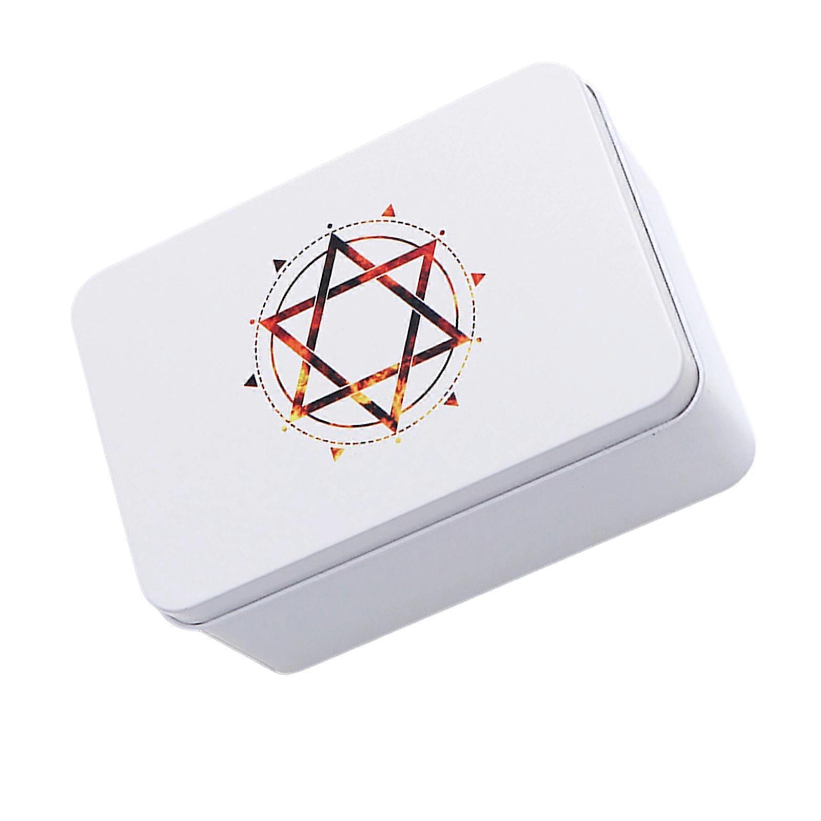Metal Game Card Box Playings Tarots Container Storage Case Packing Poker Box Playings Cards Box Empty Candy Storage Case Multicolor