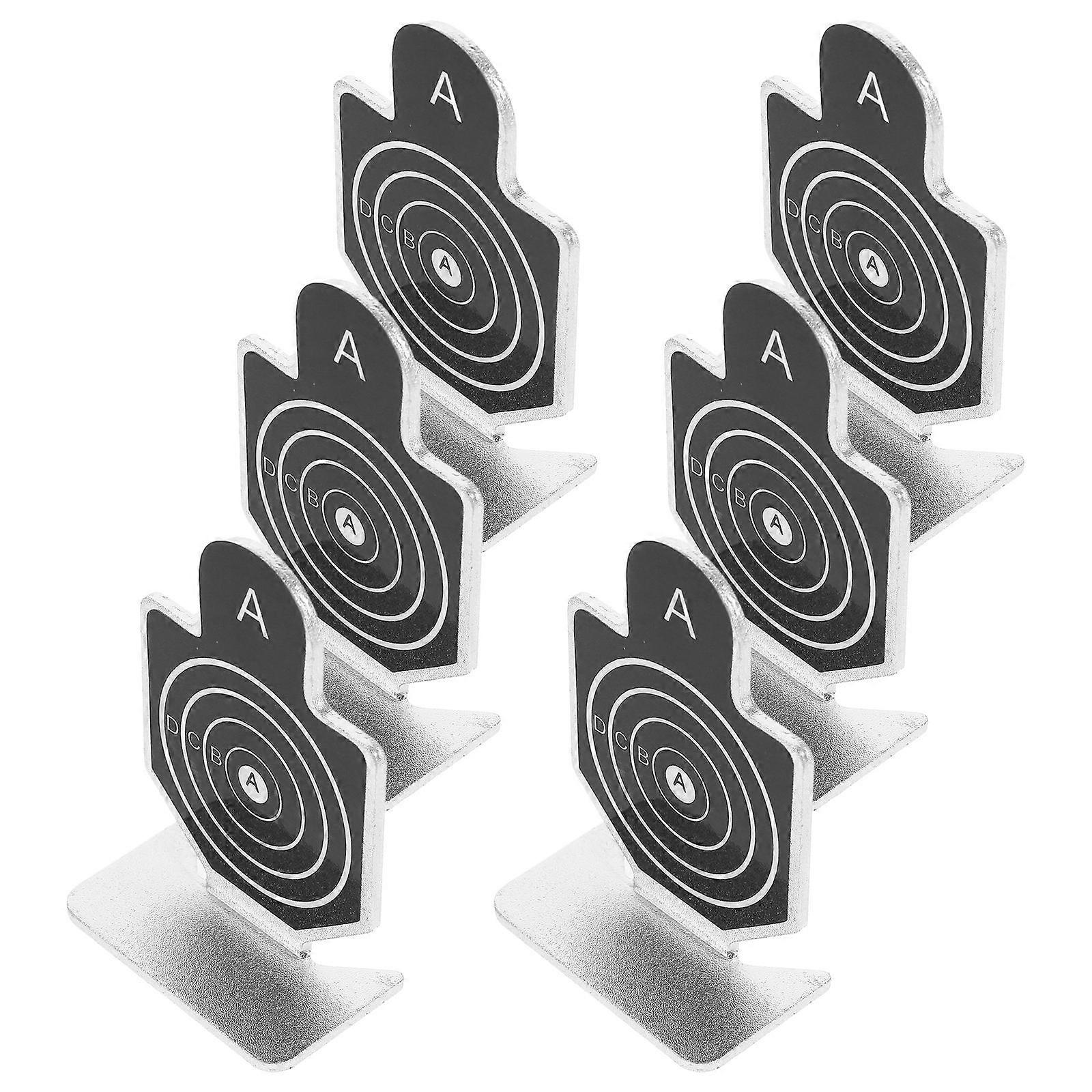 6Pcs Metal Training Targets for Shooting Range Targets for Kids Practice