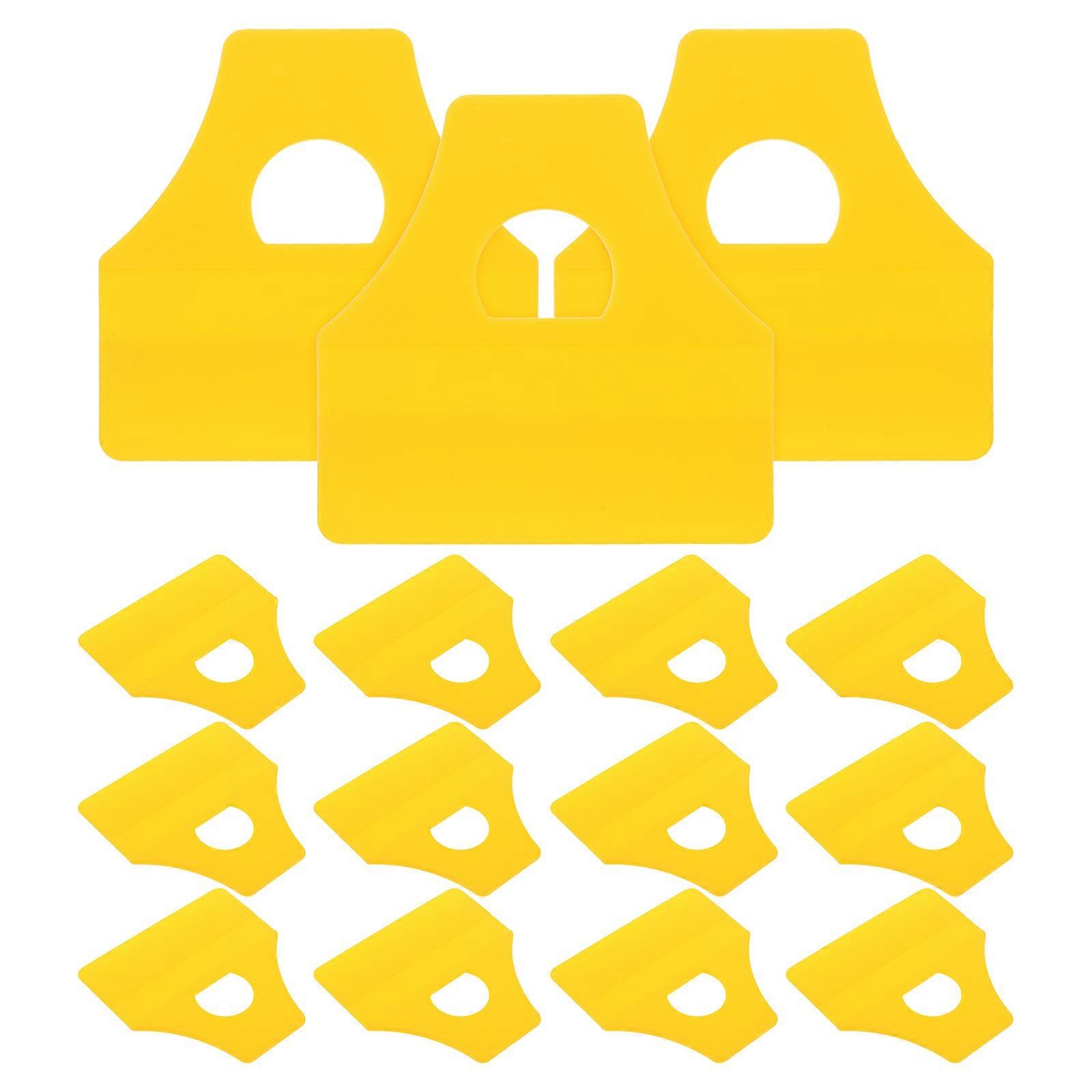 Automotive Wrapping Tools 15Pcs Body Filler Applicator Spreader Tools Ideal for Diy Users in Automotive Design Yellow