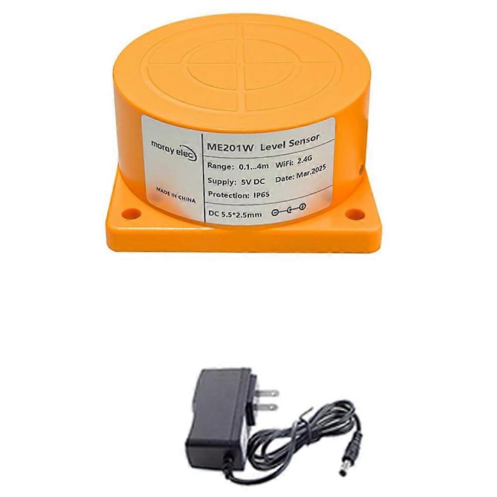 Smart WiFi Water Level Sensor Water Tank Level Monitor Oil Tank Gauge Sensor , Automatic Alarm Indicator US Plug