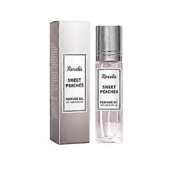 Peach Vanilla Fragrance Water  Long-Lasting, Natural, Portable Roll-On Perfume for Fresh Mood & Confidence