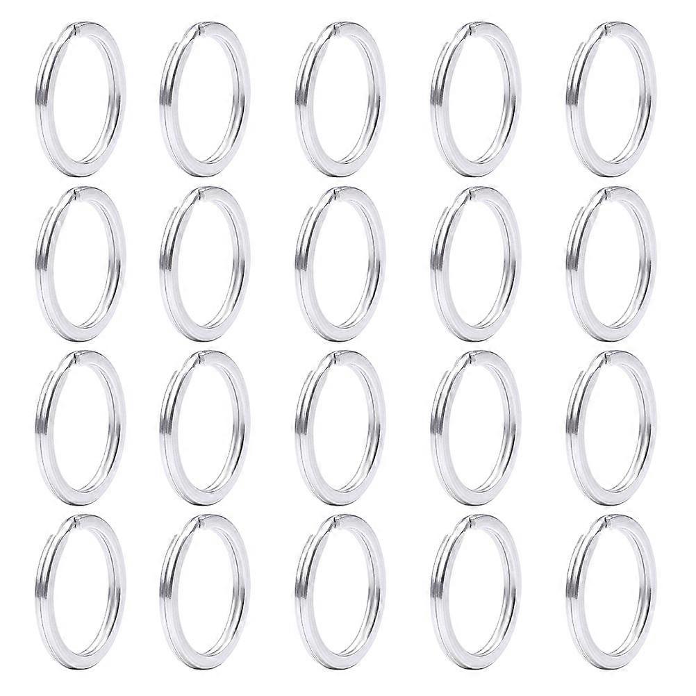 150Pcs Keychain Accessory DIY Tool for Bag Use Silver Metal