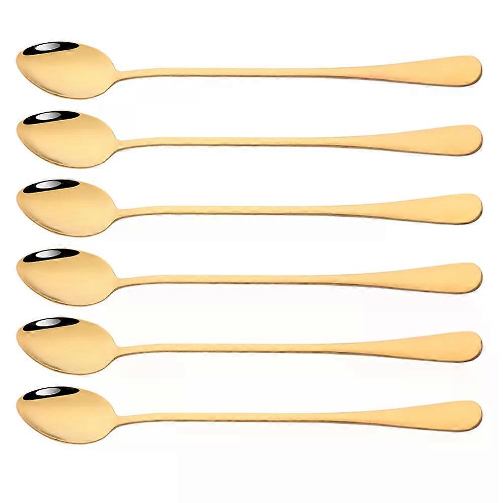 6Pcs Coffee Spoon Ice Cream Dessert
