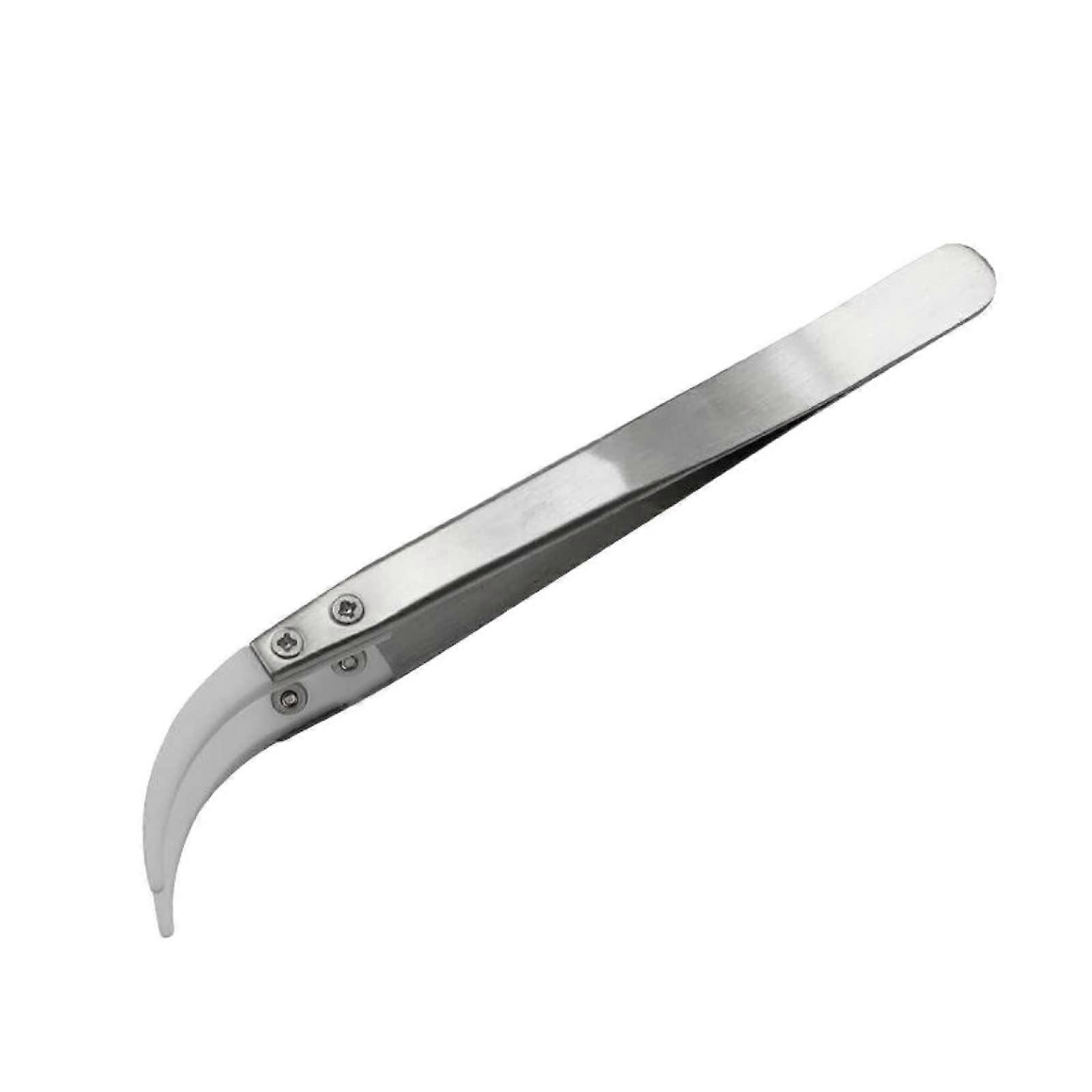 Ceramic Tip Tweezers with NonConductive Heat Resistant Tips for Precision Electronics and Coil Building