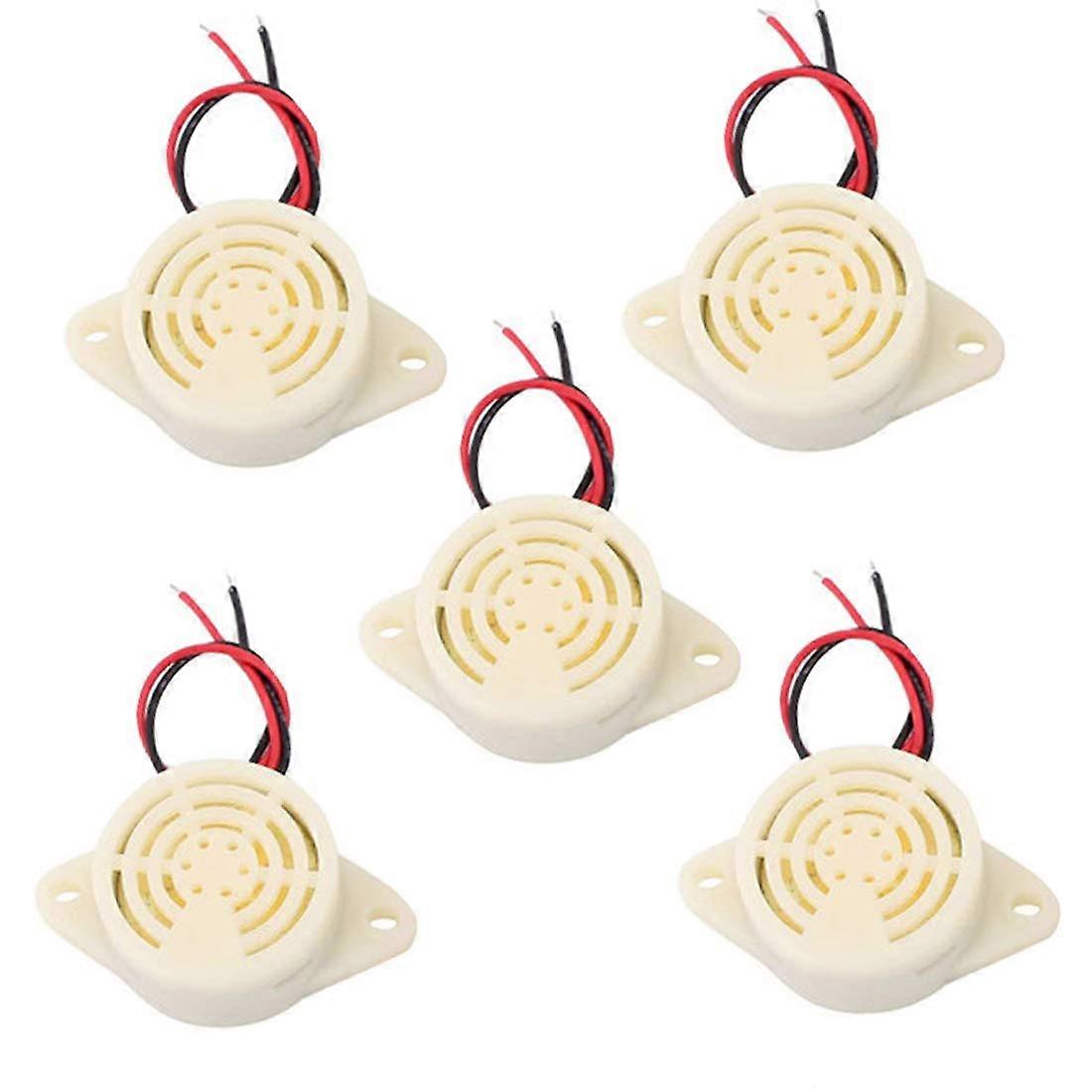 5pcs 95dB Alarm Buzzer 324V Electronic Buzzer Loud Continuous Beep Alert Durable Build