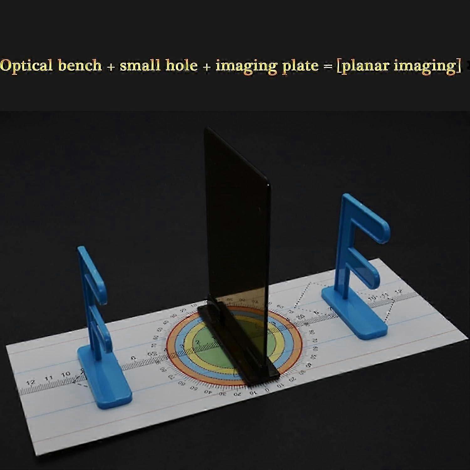 Optical Experiment Box Physical Optical Learning Instruments Optical Kit Experiment Optical Bench Optical Glass ConcaveConvex Lens,