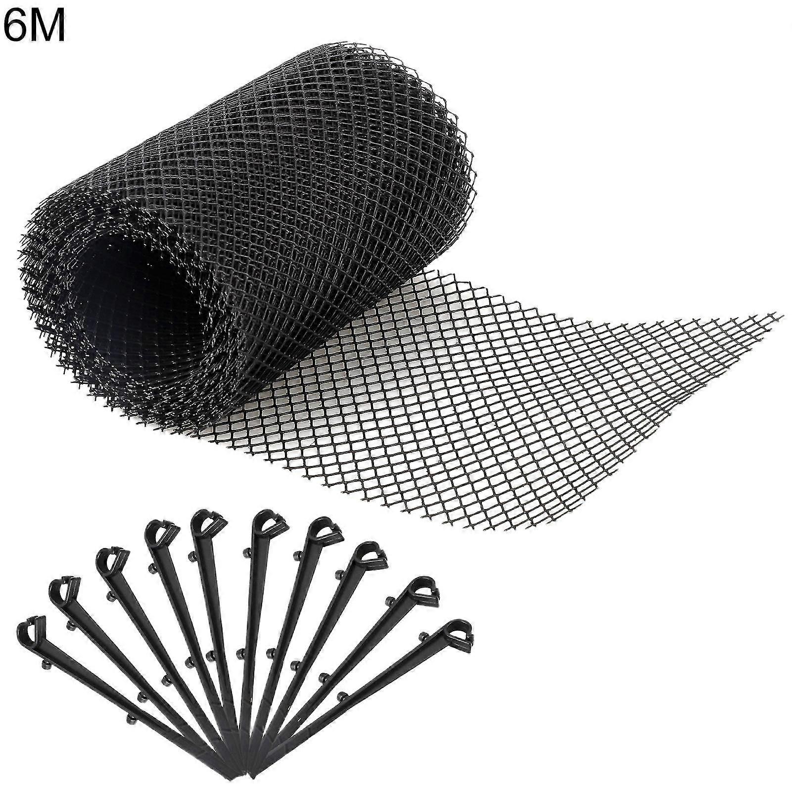 1 Roll Anti-clogging Gutter Guard Flexible Pp Multifunctional Drain Protector Adjustable Mesh Netting For Home