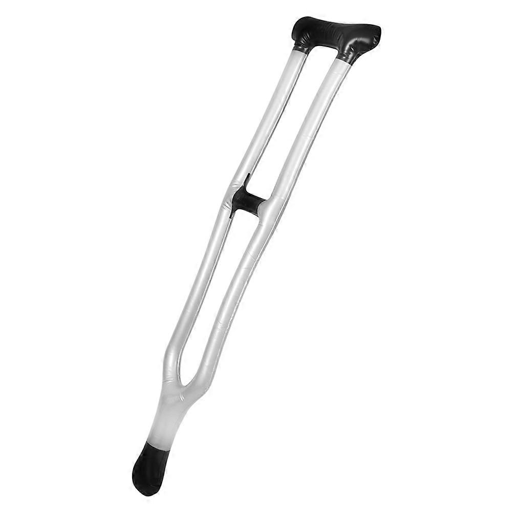 Inflatable Toy Crutches PVC Party Prop for Performance Realistic Design