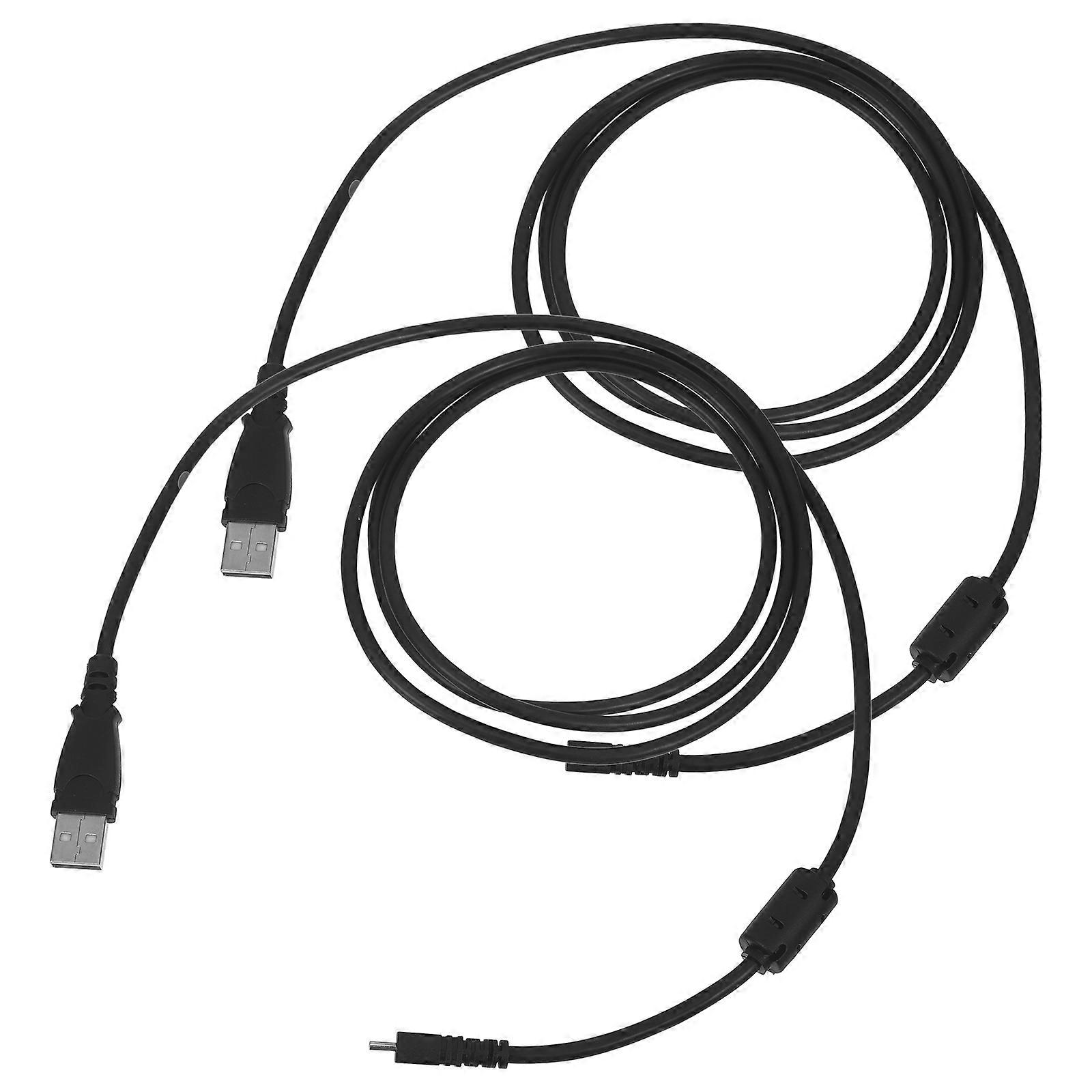 Mini USB Cable Camera Charging Cable for Home 8Pcs Stylish Black Color