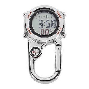 1pc Versatile Carabiner Watch Functional Pocket Watch for Outdoor Adventures
